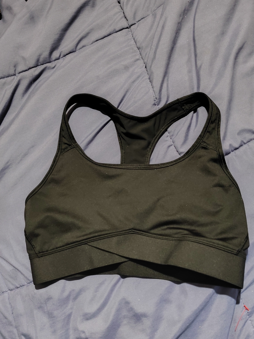 Victoria's Secret Black Racerback Sports Bra Never Worn